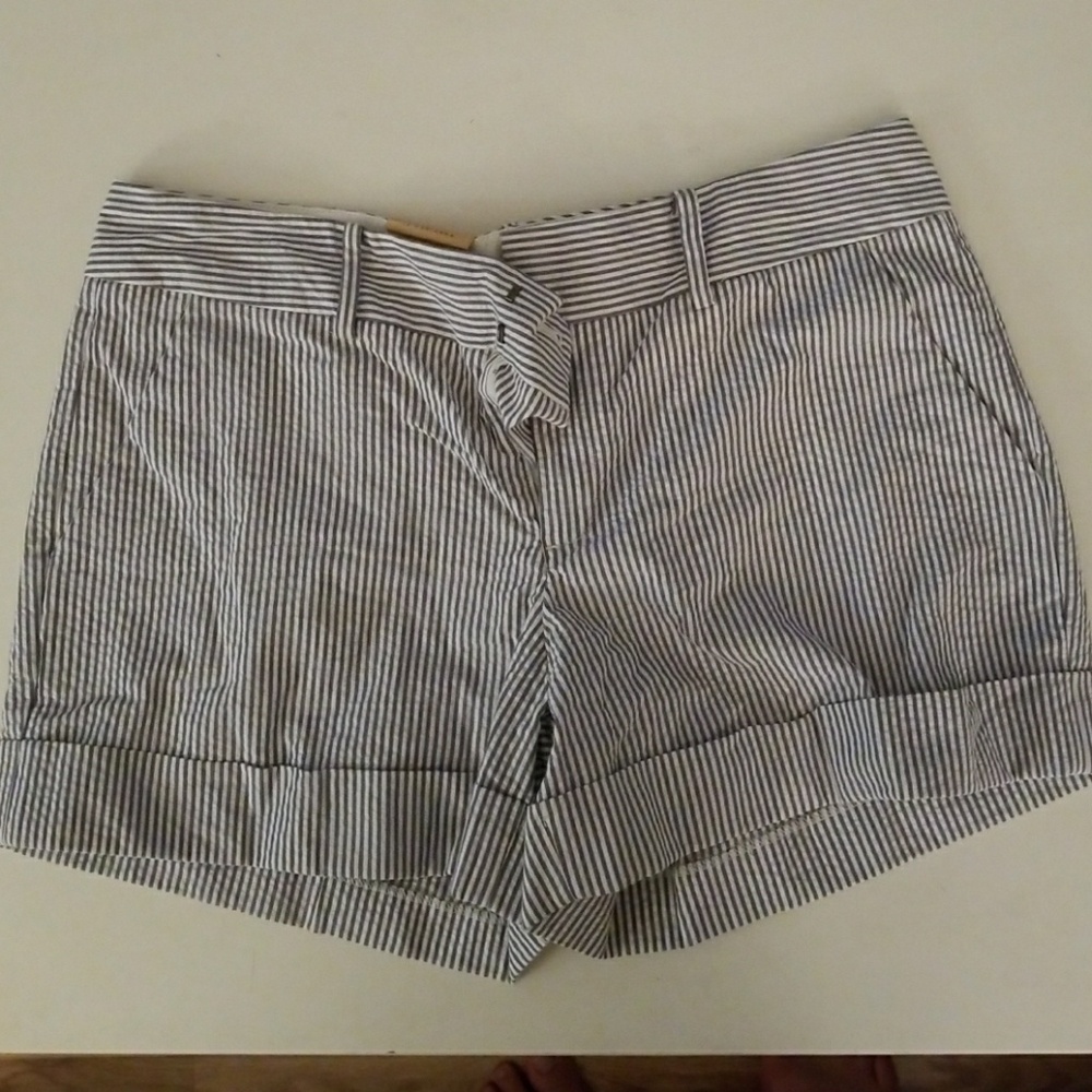 ***Available: Club Monaco Cuffed Striped shorts